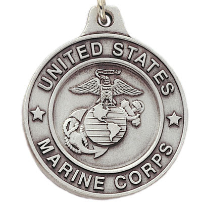U.S. MARINES PEWTER KEY CHAIN