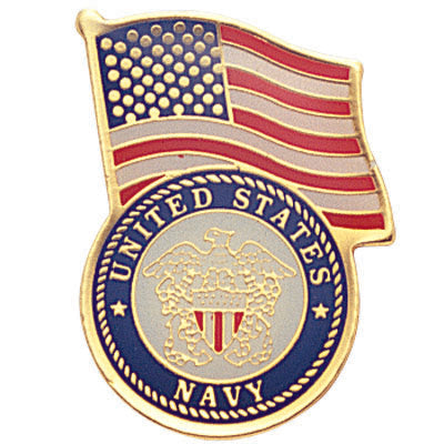 U.S.NAVY AMERICAN FLAG PIN