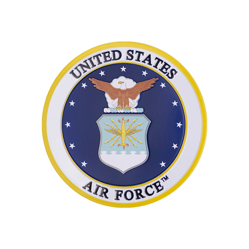 2 Inch in Diameter Round Metal Litho-Print US Air Force Medallion Insert