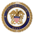 UNITED STATES NAVY SHIELD EMBLEM, PLAQUE MOUNT