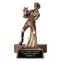 VOLLEYBALL, FEMALE, 6 1/4 INCH FIGURE TROPHY