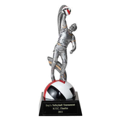VOLLEYBALL MALE FIGURE TROPHY - NO PLATE