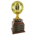VOLLEYBALL PERPETUAL TROPHY, HEIGHT 19 INCHES, 8 INCH GOLD BALL