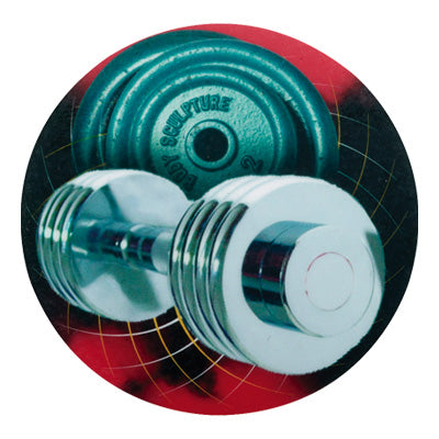2 Inch in Diameter Round Weight Lifting Mylar Insert