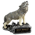 WOLF HOWLING MASCOT TROPHY WITHOUT PLATE