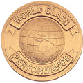 WORLD CLASS PERFORMANCE, 2 INCH STAMPED INSERT