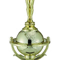 WORLD GLOBE GOLD TROPHY, TAKES FIGURE