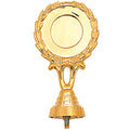 WREATH PLASTIC RISER HOLDS 2 INCH MEDALLION, GOLD OR SILVER