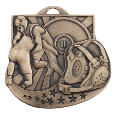 WRESTLING MEDAL- MULTIPLE COLORS