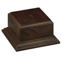 TEST ITEM - DO NOT ORDER!!! - 2-1/8 x 3-1/2 x 1-1/4 INCH WALNUT FINISH  WOOD BASE
